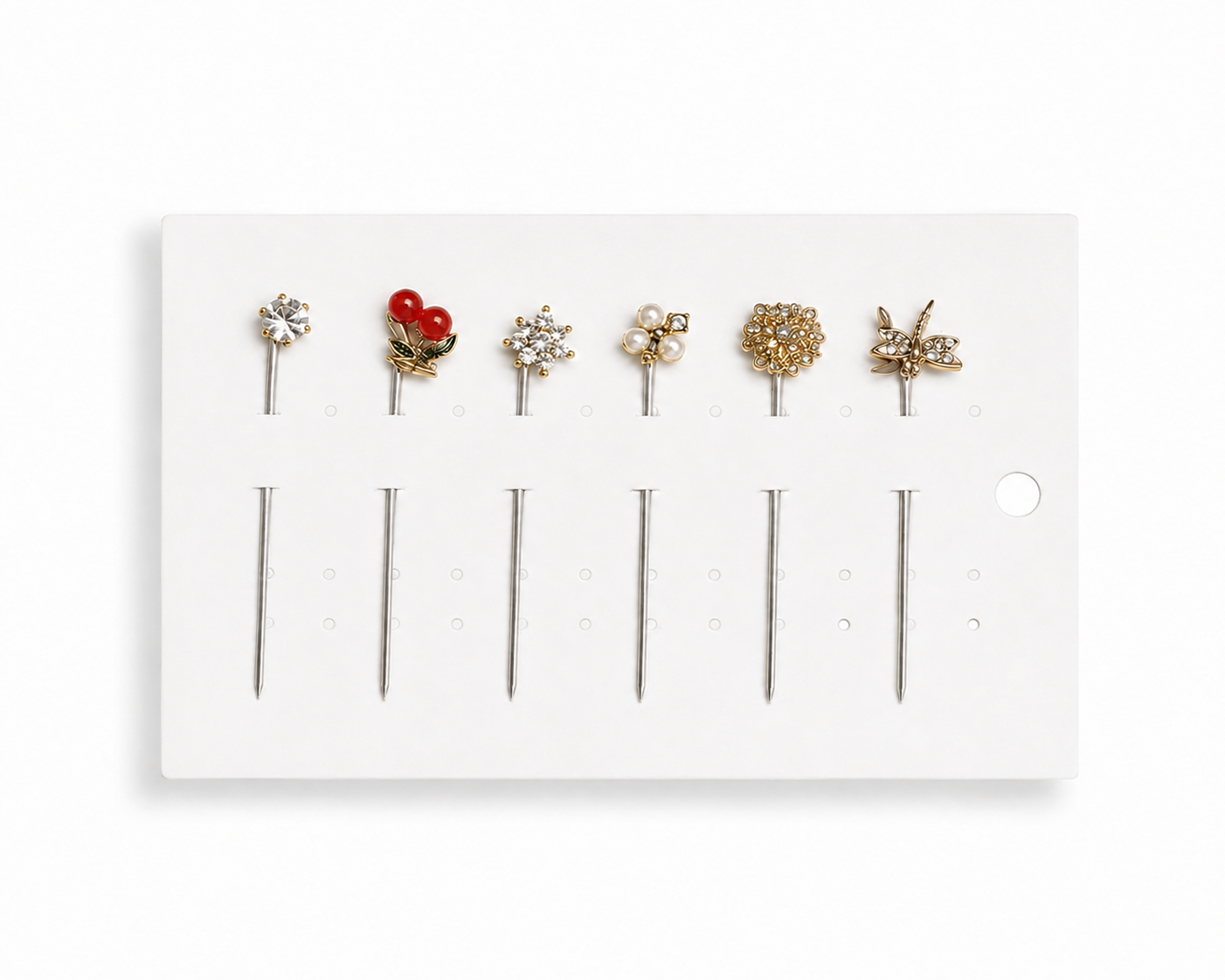 Decorative Brooch Hijab Pin Set – 6 Designs