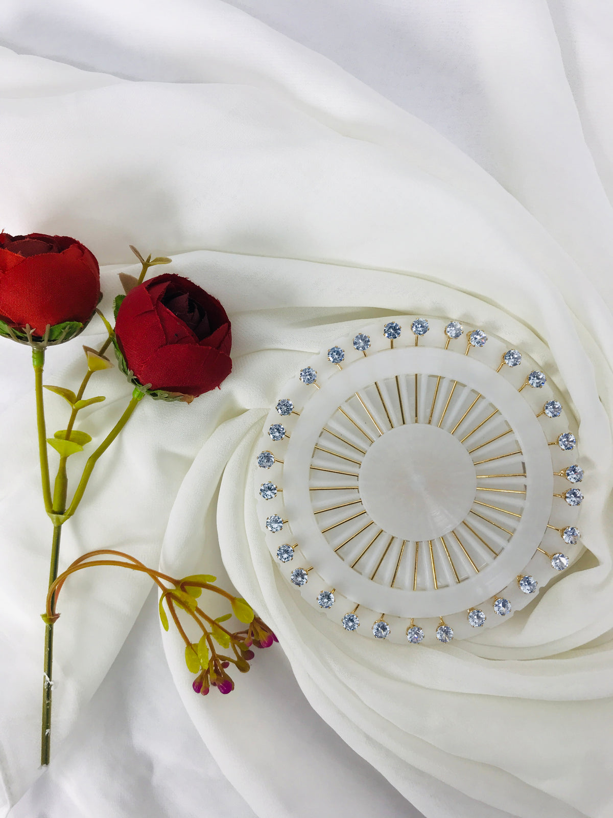 Hijab Crystal Pin Wheels